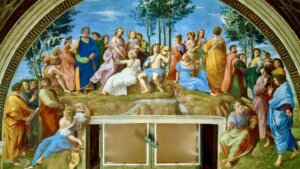 Il Parnaso di Raffaello: cosa si nasconde dietro un Albero?