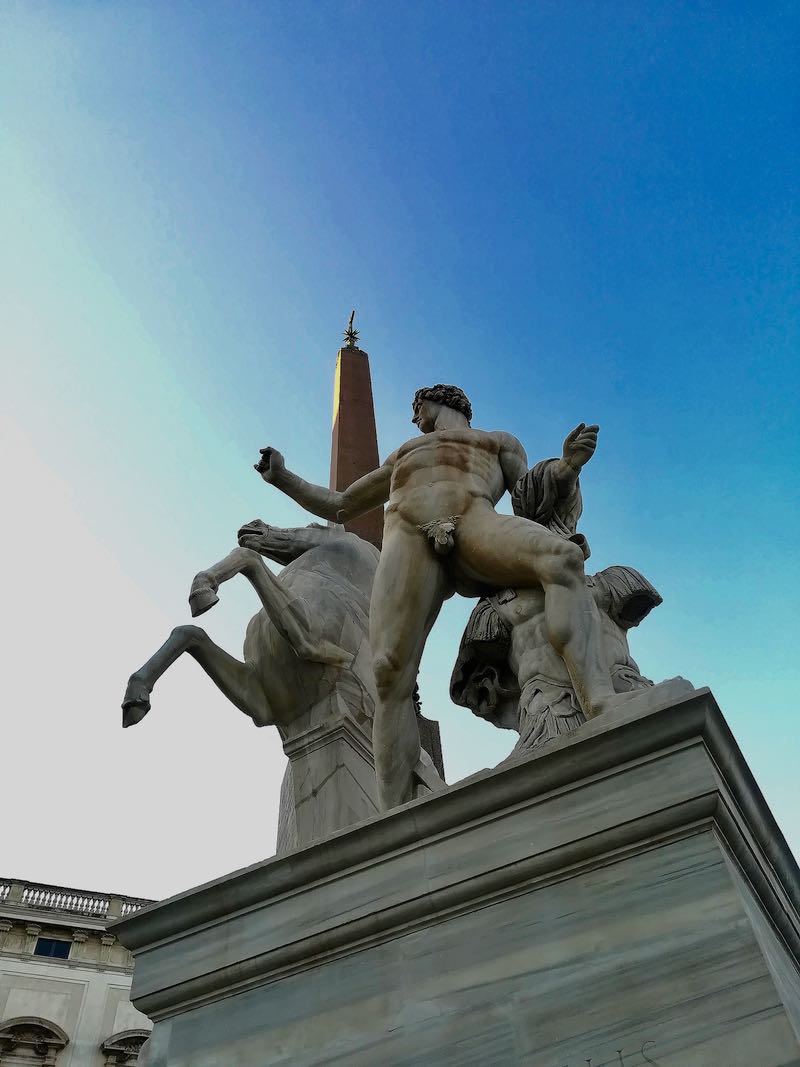 Piazza del Quirinale obelisco