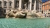 The ace of cups at the Trevi Fountain